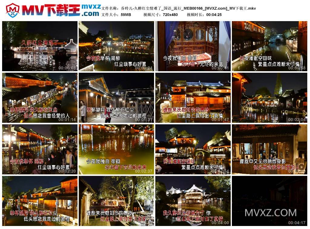 乔玲儿-久醉红尘情难了_国语_流行_MEB00166